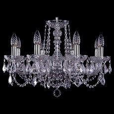 Подвесная люстра bohemia ivele crystal 1402 1402-8-195-ni-leafs